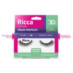 Cílios 3D Gatinho Entrelaçado Ricca - Image 4