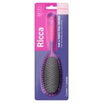 Escova Oval Gde Pink & Purple Ricca - Image 4
